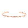 Bracciale a cerchio Chanel Coco taglia M in oro rosa - 00pp thumbnail
