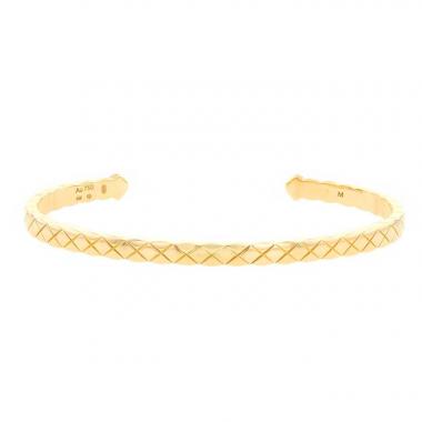 Bracciale a cerchio Chanel Coco taglia M in oro giallo