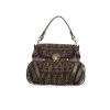 Fendi Chef Zucca Mini handbag in brown logo canvas and brown leather - 360 thumbnail