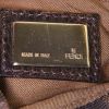 Fendi Chef Zucca Mini handbag in brown logo canvas and brown leather - Detail D4 thumbnail