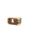 Boîte à bijoux Louis Vuitton Tresor en toile monogram et lozine marron - 00pp thumbnail