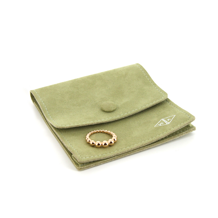 Bague Van Cleef 
Arpels Perlée en or rose - Detail D2