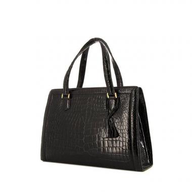 Borsa Hermes Pullman in coccodrillo nero