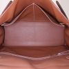 Hermès  Kelly 35 cm handbag  in brown impregnated calfskin - Detail D2 thumbnail