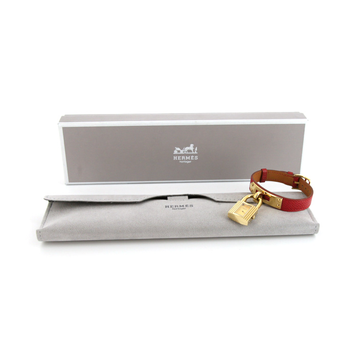 Orologio Hermes Kelly-Cadenas in oro placcato Circa  1990 - Detail D2