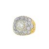 Buccellati ring in yellow gold,  white gold and diamonds - 00pp thumbnail