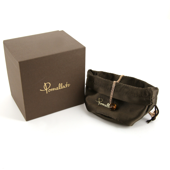 Collana Pomellato Nudo in oro rosa e quarzo citrino - Detail D2