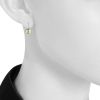 Pomellato Colpo Di Fulmine earrings in white gold,  peridots and diamonds - Detail D1 thumbnail