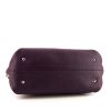 Salvatore Ferragamo Sofia shoulder bag in purple grained leather - Detail D5 thumbnail