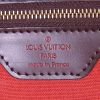 Bolso de mano Louis Vuitton Nolita en lona a cuadros ébano y cuero marrón - Detail D3 thumbnail