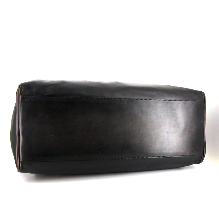 Bolsa de viaje Berluti Deux jours en cuero degradado gris - Detail D5