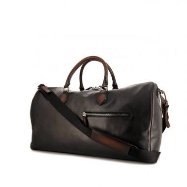 Sac de voyage Berluti Deux jours en cuir dégradé gris