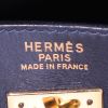 Bolso de mano Hermès  Kelly 35 cm en cuero box azul marino - Detail D4 thumbnail