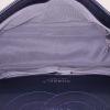Chanel 2.55 handbag in navy blue quilted leather - Detail D3 thumbnail