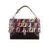 Fendi Kan I bag in multicolor leather and black leather - 360 thumbnail