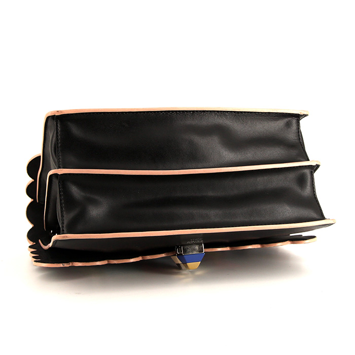 Borsa Fendi Kan I in pelle multicolore e pelle nera - Detail D5