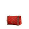 Chanel 2.55 handbag in red quilted leather - 00pp thumbnail