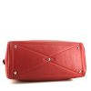 Hermès handbag in red Garance leather taurillon clémence - Detail D4 thumbnail
