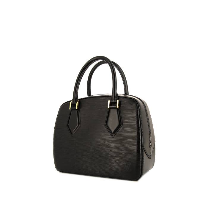Louis Vuitton Louis Vuitton Sablon Black Epi Leather Hand Bag