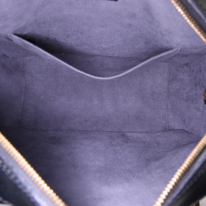 Louis Vuitton Sablons handbag in black epi leather - Detail D2