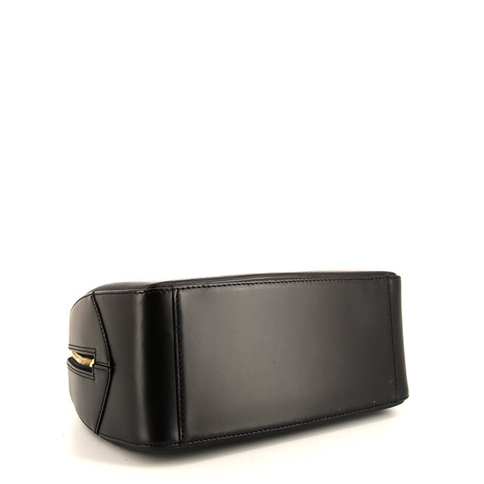 Louis Vuitton Sablons handbag in black epi leather - Detail D4