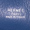 Bolso de mano Hermes Plume modelo pequeño en cuero box Bleu Thalassa - Detail D3 thumbnail