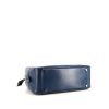 Borsa Hermes Plume modello piccolo in pelle box Bleu Thalassa - Detail D4 thumbnail