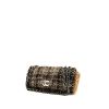 Sac à main Chanel Baguette en tweed beige noir et marron - 00pp thumbnail