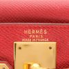 Borsa Hermès  Kelly 28 cm in pelle Courchevel rossa - Detail D2 thumbnail