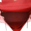 Bolso de mano Hermès  Kelly 28 cm en cuero Courchevel rojo - Detail D3 thumbnail