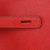 Borsa Hermès  Kelly 28 cm in pelle Courchevel rossa - Detail D4 thumbnail