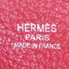 Bolso bandolera Hermès Evelyne III modelo pequeño en cuero togo rojo Garance - Detail D3 thumbnail