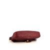 Fendi Baguette handbag in burgundy glittering leather - Detail D4 thumbnail
