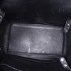 Celine Trapeze medium model handbag in black leather and black suede - Detail D2 thumbnail