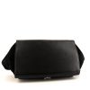 Bolso de mano Celine Trapeze modelo mediano en cuero negro y ante negro - Detail D4 thumbnail