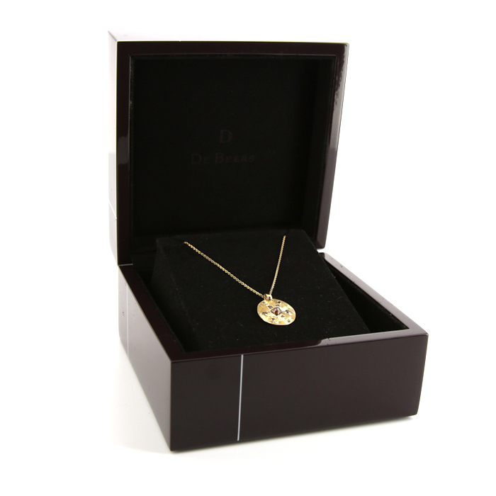 Collana De Beers Talisman in oro giallo, diamanti e diamante grezzo undefined - Detail D2