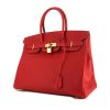 Hermes Birkin 35 cm handbag in red epsom leather - 00pp thumbnail