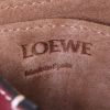 Portefeuille ceinture Loewe Gate Dual en cuir bordeaux - Detail D4 thumbnail