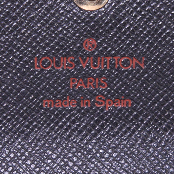 Portafogli Louis Vuitton Sarah in pelle Epi nera - Detail D3