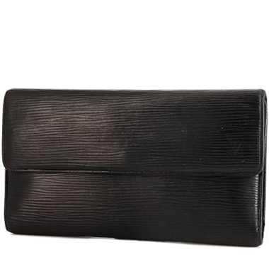 Louis Vuitton 2018 Epi Leather Card Holder - Black Wallets