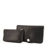 Hermes Dogon - Pocket Hand wallet in black leather taurillon clémence - 00pp thumbnail