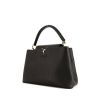 Louis Vuitton Capucines large model handbag in black grained leather - 00pp thumbnail