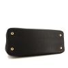 Louis Vuitton Capucines large model handbag in black grained leather - Detail D4 thumbnail