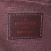 Louis Vuitton Geronimos shoulder bag in ebene damier canvas and brown leather - Detail D3 thumbnail
