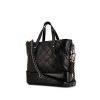 Chanel Gabrielle  handbag in black quilted leather - 00pp thumbnail