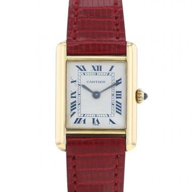 Reloj Cartier Tank de oro amarillo 18k Circa  1990