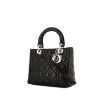 Borsa Dior Lady Dior in pelle cannage nera - 00pp thumbnail