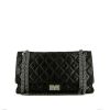 Bolso bandolera Chanel 2.55 en cuero acolchado negro - 360 thumbnail