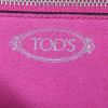 Sac bandoulière Tod's en cuir grainé rouge - Detail D4 thumbnail