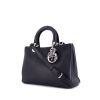 Dior Diorissimo medium model handbag in navy blue grained leather - 00pp thumbnail